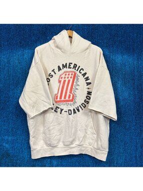 Harley-Davidson x MGK Lost Americana Short Sleeve Hoodie XL